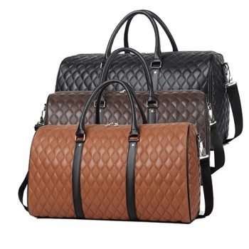 leather weekender bag