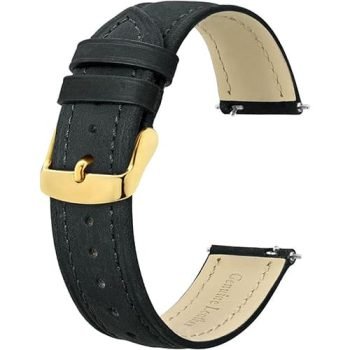 mens wrist watch leather strap