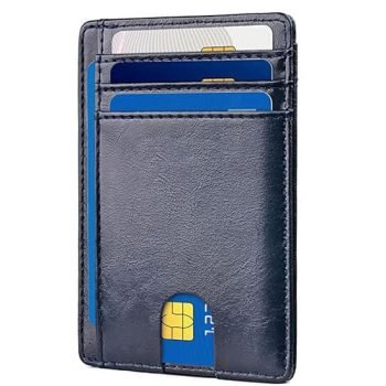 minimalist leather wallet