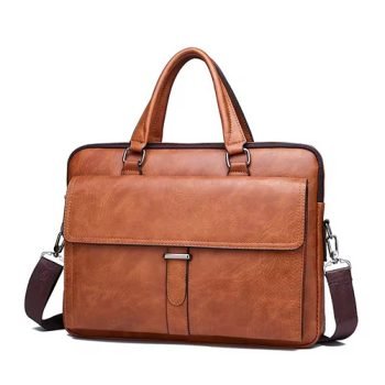 pu leather briefcase