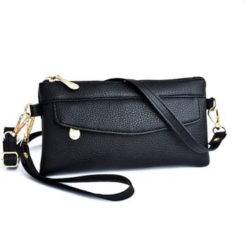 pu leather clutch