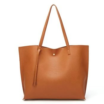 pu leather tote bag