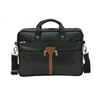 vegan leather laptop bag