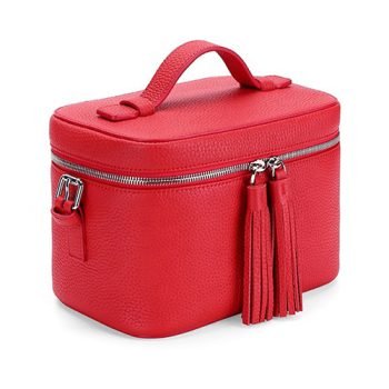 vegan leather makeup bag