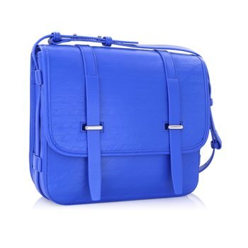 vegan leather messenger bag