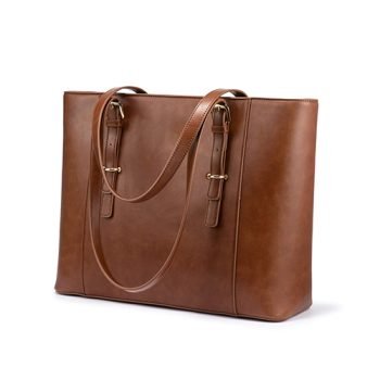 vegan leather tote bag